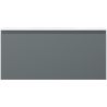 Mexen Orio badkamerkast 100 cm met wastafel Vela, 1 lade, grafiet mat/wit mat - 91A10-10047-1-BF66-W23M01