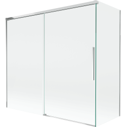 Mexen Rox klizni paravan za tuširanje s 2 krila, pomični 170 + 70 x 150 cm, proziran, krom - 8C9-170-070-01-00
