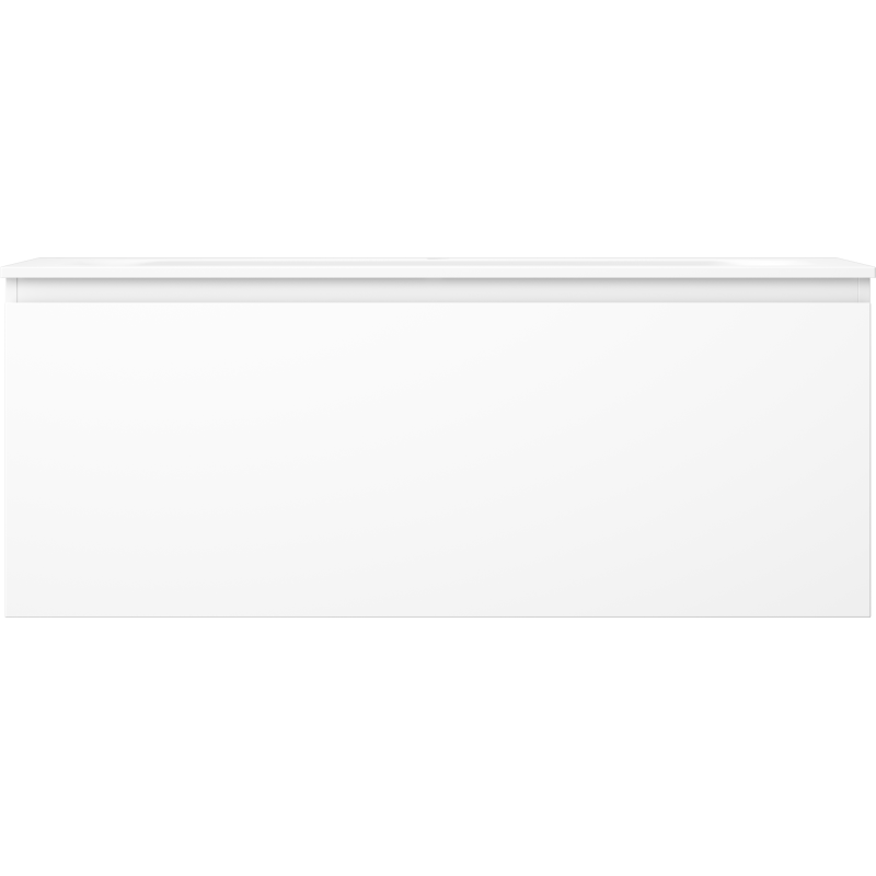 Mexen Orio badkamerkast 120 cm met wastafel Vela, 1 lade, wit mat - 91A10-12047-1-BF01-W23M01