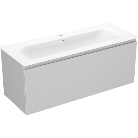Mexen Orio armoire de salle de bain 120 cm avec lavabo Vela, 1 tiroir, gris mat/blanc mat - 91A10-12047-1-BF62-W23M01