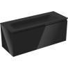 Mexen Orio Badezimmerschrank 120 cm mit Waschbecken Vela, 1 Schublade, Schwarz Glanz/Schwarz Matt - 91A10-12047-1-BF70-W23M71