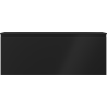 Mexen Orio Badezimmerschrank 120 cm mit Waschbecken Vela, 1 Schublade, schwarz matt - 91A10-12047-1-BF71-W23M71