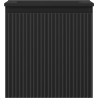 Mexen Rivel badkamerkast 45 cm met wastafel Otis, 1 lade, gegroefd, zwart mat - 91A20-04547-1-BF71-W18M71