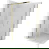 Mexen Omega cabine de duche de correr 100 x 100 cm, transparente, dourada - 825-100-100-50-00