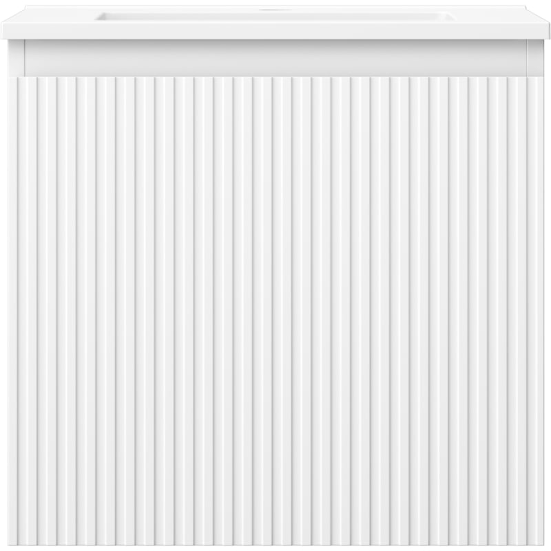 Mexen Rivel vannitoakapp 50 cm valamu Otis, 1 sahtel, sooniline, valge matt - 91A20-05047-1-BF01-W18M01