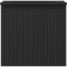 Mexen Rivel badkamerkast 50 cm met wastafel Otis, 1 lade, geribbeld, zwart mat - 91A20-05047-1-BF71-W18M71