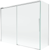 Mexen Rox Duschabtrennung 2-flügelig verschiebbar 190 + 90 x 150 cm, transparent, Chrom - 8C9-190-090-01-00