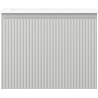 Mexen Rivel meuble de salle de bain 60 cm avec lavabo Otis, 1 tiroir, rainuré, gris mat/blanc mat - 91A20-06047-1-BF62-W18M01