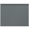 Mexen Rivel badkamerkast 60 cm met wastafel Otis, 1 lade, gegolfd, grafiet mat/wit mat - 91A20-06047-1-BF66-W18M01