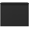 Mexen Rivel 60 cm Bathroom Cabinet with Otis Sink, 1 Drawer, Grooved, Black Matte - 91A20-06047-1-BF71-W18M71