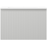 Mexen Rivel armadietto da bagno 70 cm con lavabo Otis, 1 cassetto, scanalato, grigio opaco/bianco opaco