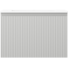 Mexen Rivel meuble de salle de bains 70 cm avec lavabo Otis, 1 tiroir, rainuré, gris mat/blanc mat - 91A20-07047-1-BF62-W18M01