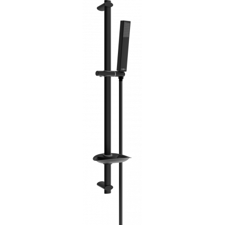 Mexen DB77 black sliding shower set - 785774584-70