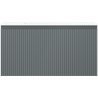 Mexen Rivel 90 cm bathroom cabinet with sink Otis, 1 drawer, grooved, graphite matte/white matte - 91A20-09047-1-BF66-W18M01