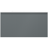 Mexen Rivel badkamerkast 90 cm met wastafel Otis, 1 lade, geribbeld, grafiet mat/wit mat - 91A20-09047-1-BF66-W18M01
