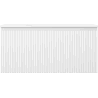 Mexen Rivel Badezimmerschrank 100 cm mit Waschbecken Otis, 1 Schublade, geriffelt, weiß matt - 91A20-10047-1-BF01-W18M01
