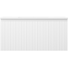 Mexen Rivel badkamerkast 100 cm met wastafel Otis, 1 lade, gegroefd, wit mat - 91A20-10047-1-BF01-W18M01