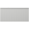 Mexen Rivel armoire de salle de bains 100 cm avec lavabo Otis, 1 tiroir, rainuré, gris mat / blanc mat