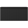 Mexen Rivel badkamerkast 100 cm met wastafel Otis, 1 lade, geribbeld, zwart mat - 91A20-10047-1-BF71-W18M71