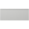 Mexen Rivel badkamerkast 120 cm met wastafel Otis, 1 lade, geribbeld, grijs mat/wit mat - 91A20-12047-1-BF62-W18M01