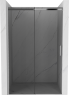 Mexen Omega 100 cm sliding shower doors, graphite, chrome - 825-100-000-01-40