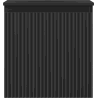 Mexen Rivel bathroom cabinet 45 cm with Vela sink, 1 drawer, grooved, matte black - 91A20-04547-1-BF71-W23M71