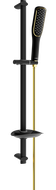 Mexen DB49 verstellbares Duschset, schwarz/gold - 785494584-57