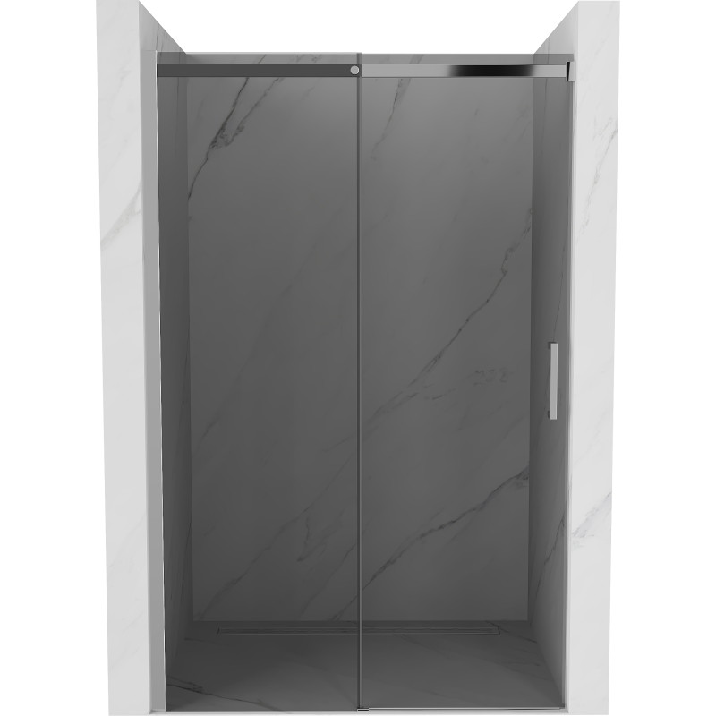 Mexen Omega klizna vrata klizna 110 cm, grafit, krom - 825-110-000-01-40