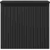 Mexen Rivel 50 cm Badezimmerschrank mit Vela Waschtisch, 1 Schublade, geriffelt, Schwarz Matt - 91A20-05047-1-BF71-W23M71