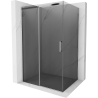 Mexen Omega drsna tuš kabina 100 x 70 cm, grafit, krom - 825-100-070-01-40