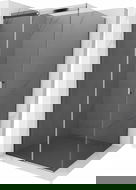 Mexen Omega skjutbar duschkabin 100 x 100 cm, grafit, krom - 825-100-100-01-40