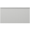 Mexen Rivel Badschrank 90 cm mit Waschbecken Vela, 1 Schublade, gerillt, grau matt/weiß matt - 91A20-09047-1-BF62-W23M01