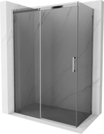 Mexen Omega klizna tuš kabina klizna 140 x 80 cm, grafit, krom - 825-140-080-01-40