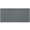 Mexen Rivel badkamerkast 100 cm met wastafel Vela, 1 lade, geribbeld, grafiet mat/wit mat - 91A20-10047-1-BF66-W23M01