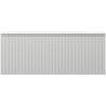 Mexen Rivel badkamerkast 120 cm met wastafel Vela, 1 lade, geribbeld, grijs mat/wit mat - 91A20-12047-1-BF62-W23M01