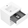 Mexen Orio meuble de salle de bain 50 cm avec lavabo Otis, 2 tiroirs, blanc mat - 91A10-05047-2-BFF01-W18M01