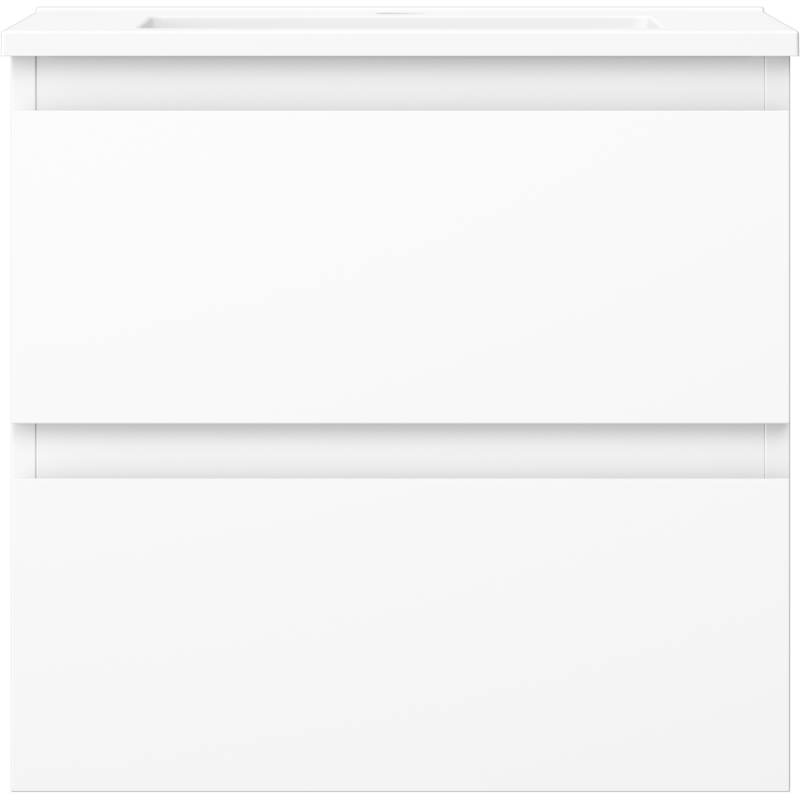 Mexen Orio vannas istabas skapītis 50 cm ar izlietni Otis, 2 atvilktnes, balts mats - 91A10-05047-2-BFF01-W18M01