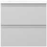 Mexen Orio badkamerkast 50 cm met wastafel Otis, 2 laden, grijs mat/wit mat - 91A10-05047-2-BFF62-W18M01