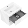 Mexen Orio meuble de salle de bains 60 cm avec lavabo Otis, 2 tiroirs, blanc brillant - 91A10-06047-2-BFF00-W18M00