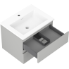 Mexen Orio gabinete de baño 60 cm con lavabo Otis, 2 cajones, gris mate/blanco mate - 91A10-06047-2-BFF62-W18M01