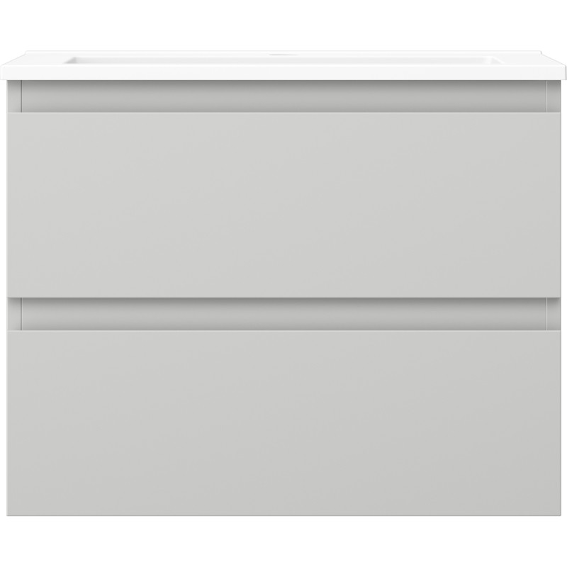 Mexen Orio vannitoakapp 60 cm valamu Otis, 2 sahtlit, hall matt/valge matt - 91A10-06047-2-BFF62-W18M01