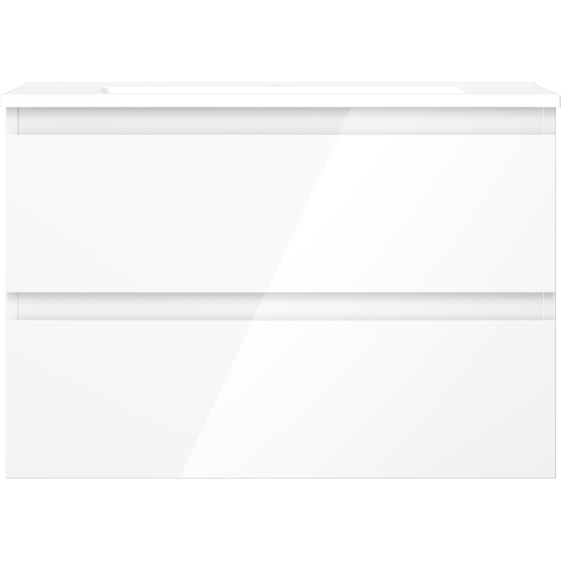 Mexen Orio armoire de salle de bain 70 cm avec lavabo Otis, 2 tiroirs, blanc brillant - 91A10-07047-2-BFF00-W18M00