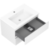 Mexen Orio armario de baño 70 cm con lavabo Otis, 2 cajones, blanco mate - 91A10-07047-2-BFF01-W18M01