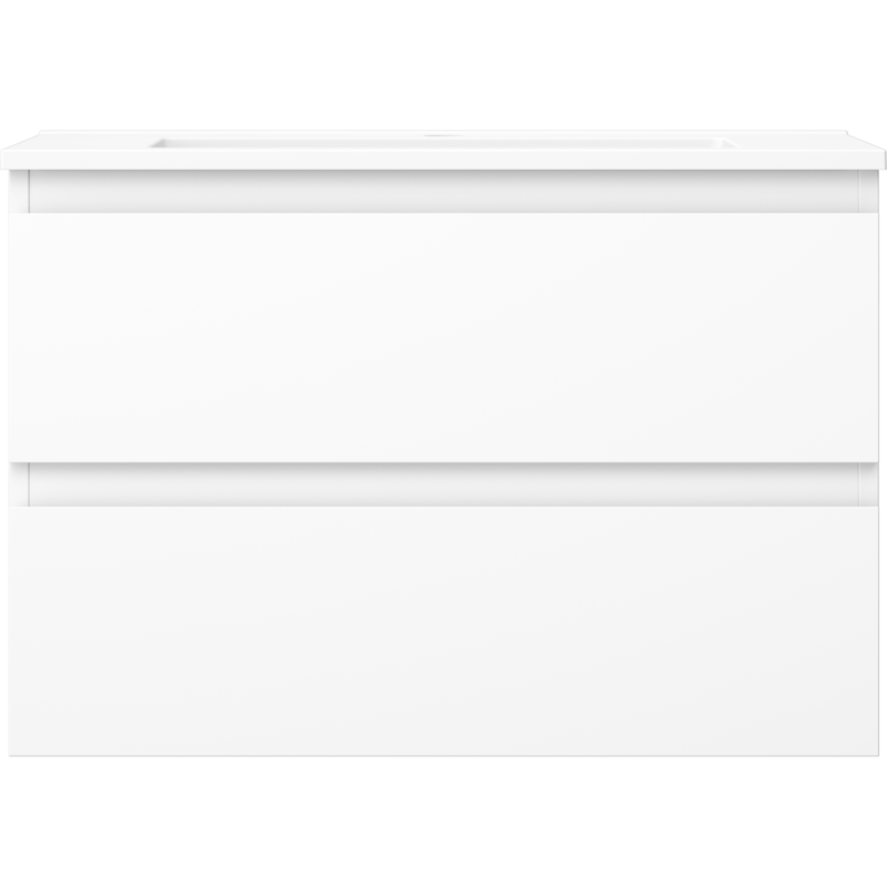 Mexen Orio armario de baño 70 cm con lavabo Otis, 2 cajones, blanco mate - 91A10-07047-2-BFF01-W18M01