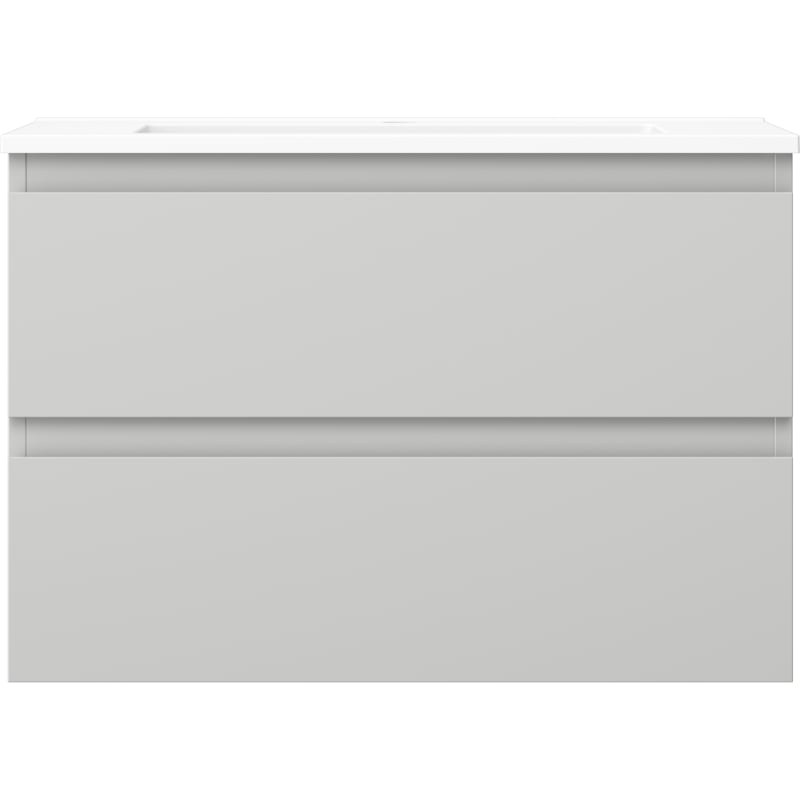 Mexen Orio vannitoakapp 70 cm valamu Otis, 2 sahtliga, hall matt/valge matt - 91A10-07047-2-BFF62-W18M01