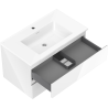 Mexen Orio armoire de salle de bains 80 cm avec lavabo Otis, 2 tiroirs, blanc brillant - 91A10-08047-2-BFF00-W18M00