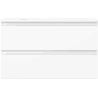 Mexen Orio Badezimmerschrank 80 cm mit Waschbecken Otis, 2 Schubladen, weiß matt - 91A10-08047-2-BFF01-W18M01