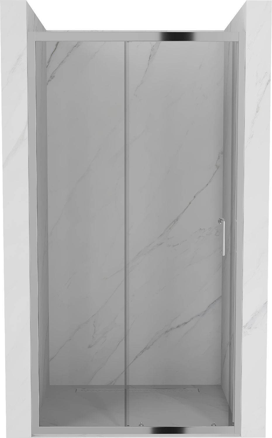 Mexen Apia drzwi prysznicowe rozsuwane 100 cm, transparent, chrom - 845-100-000-01-00