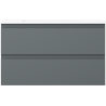 Mexen Orio mobile da bagno 80 cm con lavabo Otis, 2 cassetti, grafite opaco/bianco opaco - 91A10-08047-2-BFF66-W18M01