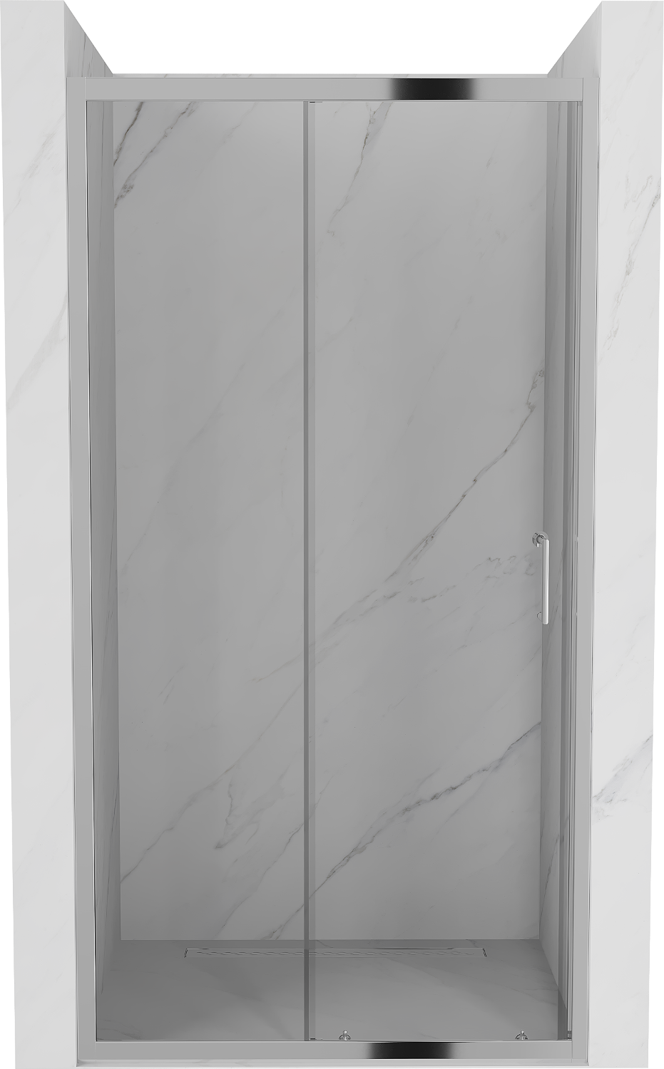 Mexen Apia drzwi prysznicowe rozsuwane 115 cm, transparent, chrom - 845-115-000-01-00